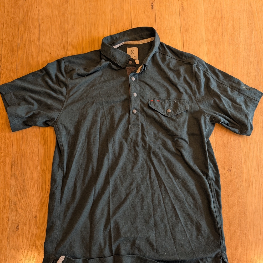 Kuhl Men's Green Polo Shirt